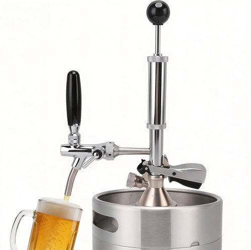 Bierfass zapfpumpe edelstahl - edelstahl, 4