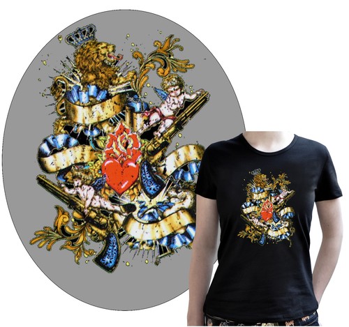 Damen shirt tattoo motiv - damen, t-shirt