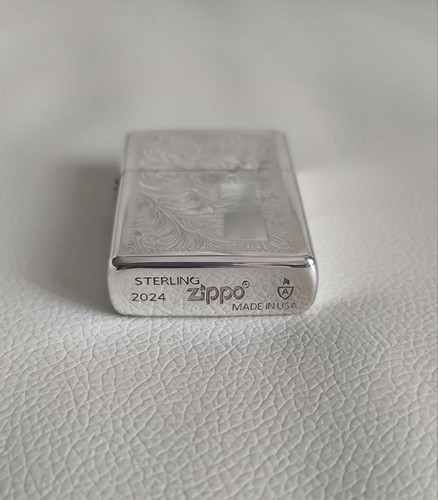 Zippo venetian sterling - venetian, silver