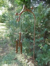 3 Isolatoren, Baum Anhänger,Keramik Handarbeit Gartendeko Unikat Windspiel