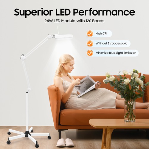 Dioptrien led lupenleuchte - 5x,