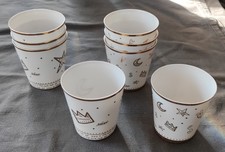 8 Goebel "Mára!" Windlichter/Teelichter aus Porzellan