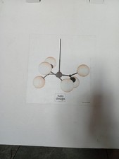 Deckenleuchte Atom Glas