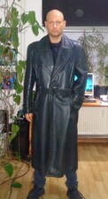 Offiziers ledermantel antik - ledermantel,