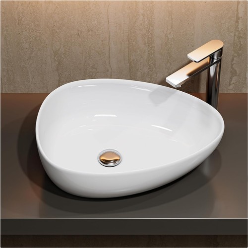 Waschbecken oval 35cm - , keramik