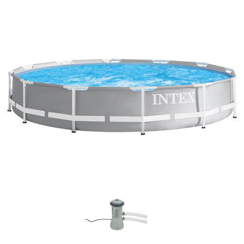 Intex aufstellpool rund prism - intex,