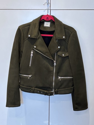 Wildlederimitat jacke l - gr.,
