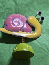 SCHNECKE -- Schneckchen-- WACKELSCHNECKE - DEKO-Figur-- wackelt durch Spirale