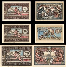 3 x Notgeld FREIENWALDE Stadt