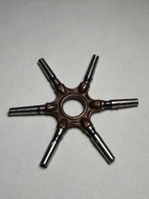 alter 6/1 Sternschlüssel Taschenuhr Schlüssel f. Uhrwerk Aufziehschlüssel (01)