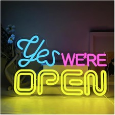 Neon Schild Open, LED