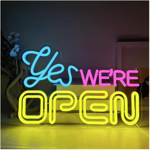 Neon schild open led - open,,