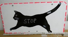 Katzen Warnschild - Katzenfreunde Geschenk Tipp  Ansehen !