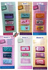 12 Stofflabel Einnähetiketten Etiketten Tilda Rosali Stoff Nähen Handmade Label