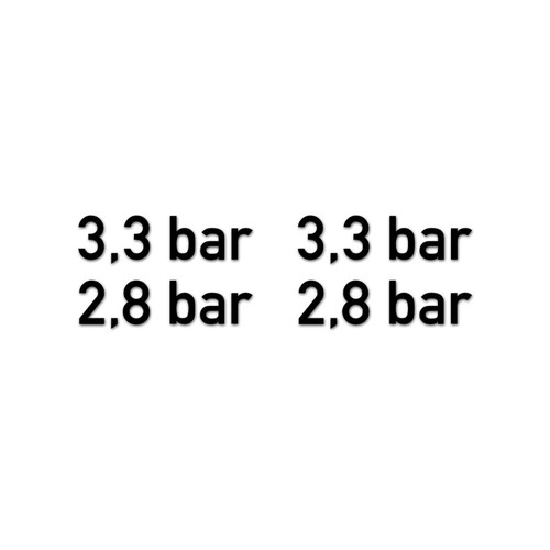 Reifendruck set bar typ din - set,