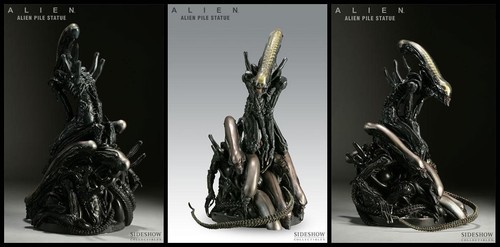 Alien pile diorama - 1/6, statue