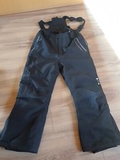 Skihose Latzhose schwarz Gr.122 1x