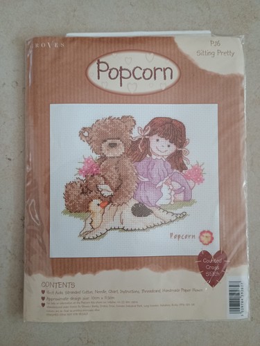 Kreuzstichbild popcorn the - popcorn,