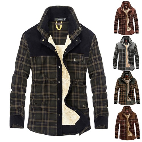 Herren mantel fleece - mantel,