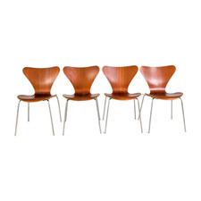 4er Set 3107 Midcentury Stuhl