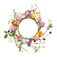 Ostern-Kerzenringe mit wilden