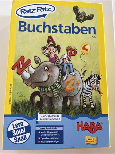 Haba lernspiel ratz fatz - lernspiel,
