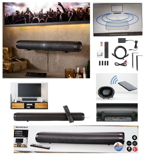 Silvercrest soundbar ssb - soundbar, 2.0