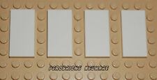 Lego 4 x Steine/Fliesen 2x4 weiss #87079 NEUWARE
