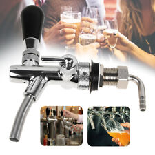 Kompensatorschankhahn mit Schaumtaste chrom Zapfhahn Edelstahl Bier zapfen DHL