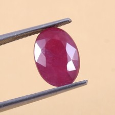 1.60 Karat 100% Natürlich Zertifiziert Mosambik Rubin Nicht Erhitzt Oval Lose