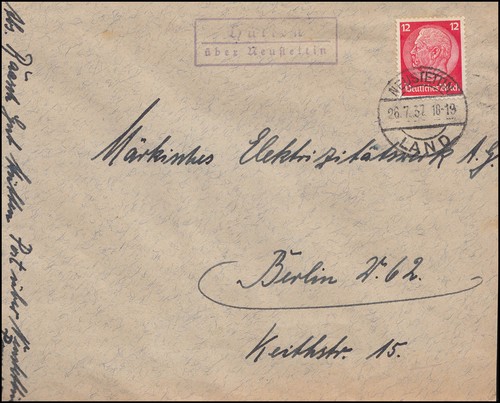 Landpost hütten über - hütten,