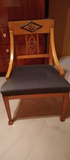 Antiker Biedermeier Stuhl Kirschholz Tatzenfüße 