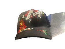 ED HARDY Unisex LOVE ED Cap Front 58cm Original Neu Mütze schwarz Bunt Last One