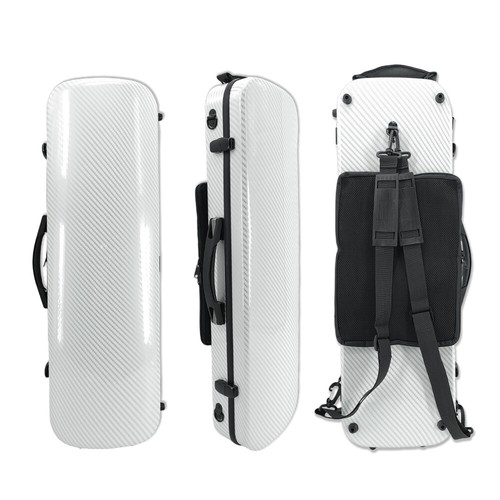 White violin case - white,