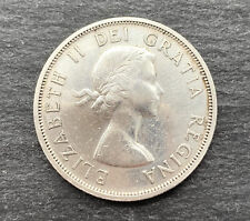 800/- Silbermünze, Canada Dollar, Elisabeth II., British Columbia, 1958, schön
