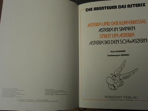 Asterix und obelix comics - und,