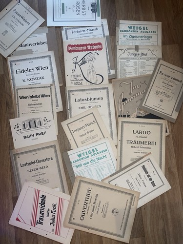 Notenhefte konvolut div - 20,