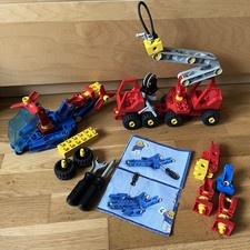 Lego Toolo Feuerwehr + Helikopter Hubschrauber Fahrzeuge Konvolut Werkzeug