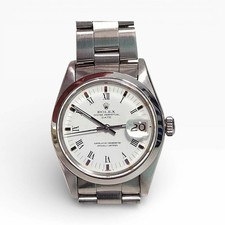 Rolex Date 34 mm Steel White