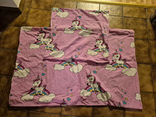 Kinder Mädchen Bettwäsche Baumwolle Einhorn rosa Regenbogen  135x200 Reißverschl