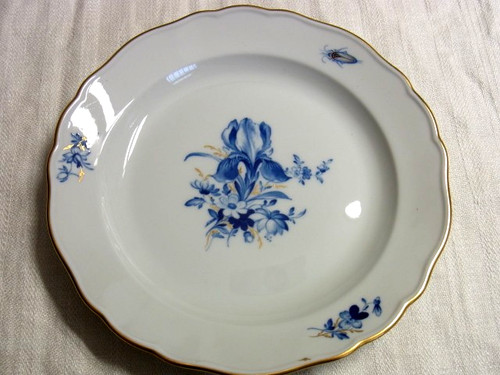 Abendbrotteller meissen dekor - meissen,