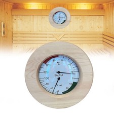 Holz Sauna Thermometer Hygrometer zur Luftfeuchtigkeits- und Temperaturregelung