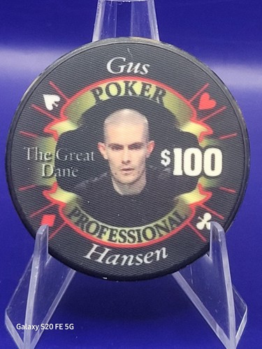 Poker chips gus hansen - chips, $100