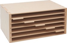 Flexio Papier-Organizer DIN A4 6 Fächer Sortierstation, Ordnungshelfer, DIY