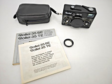 Rollei 35 TE Kompaktkamera Tessar 3,5 / 40 mm Objektiv Kamera Anleitung + Filter