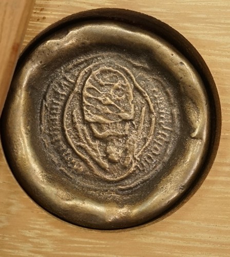 Stadtwappen siegel bronze - siegel,