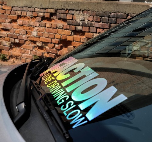 Faction slow auto aufkleber - faction,