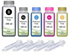 650ml NACHFÜLL TINTE für CANON PIXMA IP3600 IP4600 IP4700 MP980 MP990 MX860