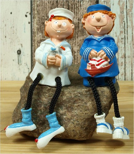 Deko figur kantenhocker 2er - figur,
