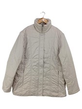 FABIANA FILIPPI Damen Winterjacke Gr. 40/M Beige Elegant Klassisch